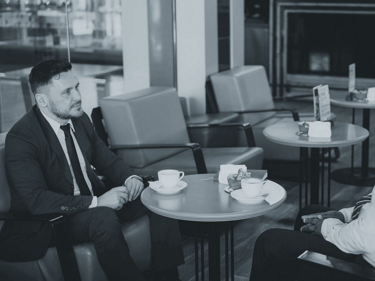 Two leaders in honest face-to-face conversation